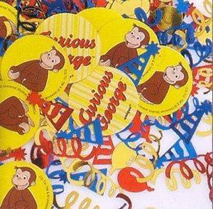 Curious George Birthday Party Supplies on Curious George Birthday Party Supplies   Confetti