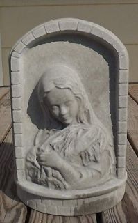 Concrete Cement Mold Free Standing MARY with JESUS ROBE**NEW