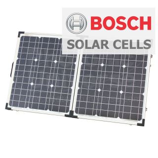 80W 12V folding solar charging kit for camper / caravan / boat 40W+40W 