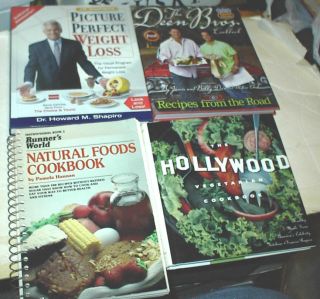 Healthy Eating Cook Books Dean Bros., Dr. Shapiro, Hollywood 