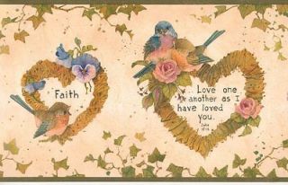   , Love & Small Birds by Carol Endres Sale $8 Wallpaper Border 480