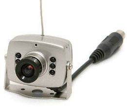 NEW WIRELESS MINI COLOR CAMERA WITH BUILT IN MICROPHONE SPY CAM 2.4 
