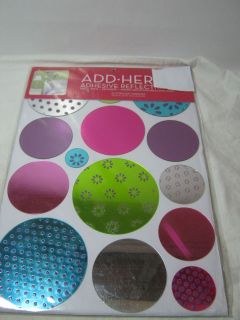 ADD HERES ADHESIVE REFLECTION   Instant Wall Decor   Glitter Dot 