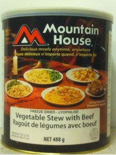 Mountain House Freeze Dried Food   Case of 6 x #10 Cans