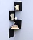   or Purple Wooden Zig Zag Corner Shelf Wall Decor Space Saver Shelf