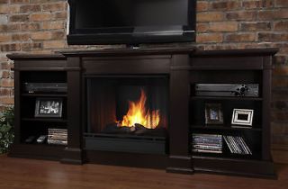 Real Flame FRESNO Portable GEL Fireplace/Entertainment Center Heater 3 