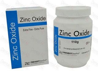 Zinc Oxide Powder, Dental, Cosmetic, 99.99% purity,110g