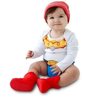   STORY COWGIRL JESSIE INFANT ONESIE BABY BODYSUIT SET Red Hat COSTUME