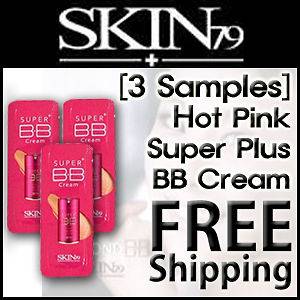   Hot Pink Super Plus Beblesh Balm Triple Functions BB Cream 3 Samples