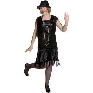 Gatsby Girl (Black) Plus Adult Costume flapper,flappers,great gatsby 