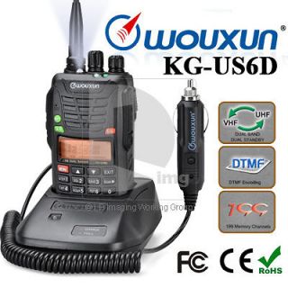   KG UV6D Ham Commercial 4/2m 70CM Dual Band Two Way VHF UHF Radio