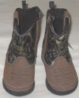 Boots Cowboy boys size 2M EUR 17.5 new + Fading Glory new camouflage 