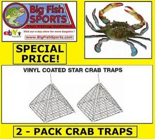 STAR CRAB TRAPS Two Crab Traps BRAND NEW #10160 002