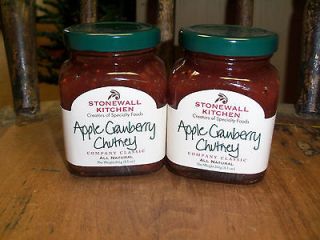Stonewall Kitchen Apple Cranberry Chutney 8.5 oz   two jars