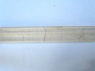 Crema Marfil Marble Chair Rail DecoCrown Molding Bull Nose Trim Double 