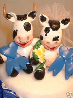 cow cake toppers