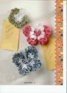 HD0002 Annies Attic Crochet Pattern Butterflies