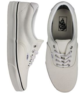 Vans Era 59 Skate Shoes   (Leather Mustache) White Marshmallow   NEW!