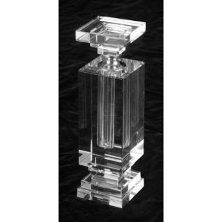 CRYSTAL FACETED SQUARE VANITY PERFUME BOTTLE BY GODINGER NEW 8.75 X 