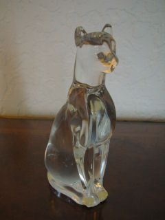 BACCARAT CRYSTAL EGYPTIAN CAT
