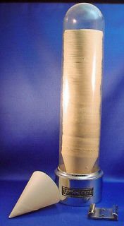 & Glass Vortex Dixie Bracket vintage Cup With vortex Tube Wall Dispenser cup Vintage Cups dispenser