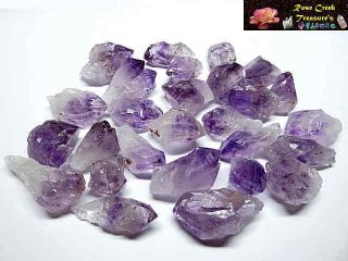   POINTS 1/2 Lb Lots Gemstones Natural Crystal Specimens Natural Purple