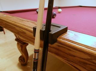 Portable 2 Pool Cue   Billiard Stick Holder   Rest Black