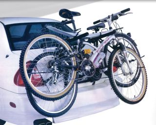 NEW UNIVERSAL BIKE CARRIER BICYCLE RACK CAR CYCLE TOW 2 x CYCLES