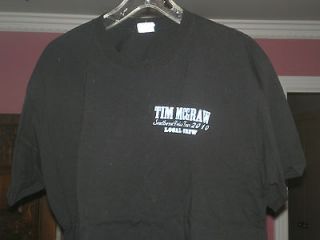 Tim McGraw Southern Voice Tour 2010 Local CrewT shirt XL