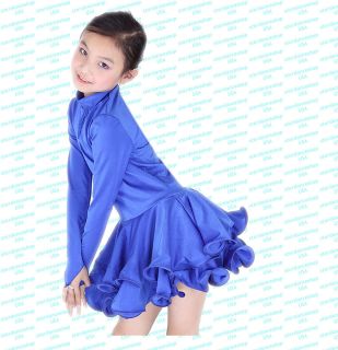  New Children Kid Girl Ballroom Smooth Latin Rhythm Dance Dress Costume