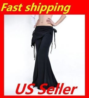 New Black Green Sexy Yoga Tribal Belly Dancing Costume Trousers Pants