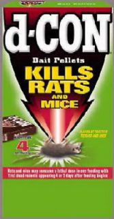 Four Boxes of D Con Advanced Formula Mouse & Rat Poison