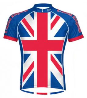 Primal Wear United Kingdom Union Jack Cycling jersey Mens bike 