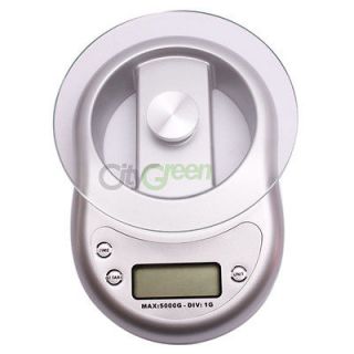 New 5000g/5Kg/1g Electronic Digital Kitchen Scale Diet Food Weighing 