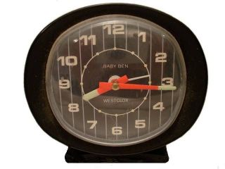 Vintage Westclox Baby Ben Alarm Clock Style 9 1980S