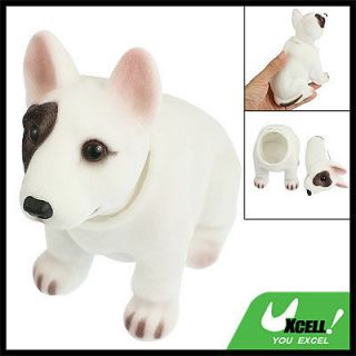   Fragrant Bull Terrier Nodding Bobblehead Dashboard Dogs Toys White