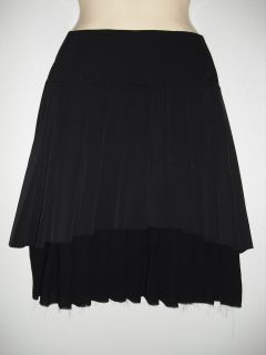 430 NWT Elm Design Black Layered Skirt Lagenlook P XS