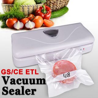 Freshlock Vacuum Food Saver Air Tight Sealer Storage w Rolling Bags 