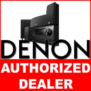 DENON DHT 1312BA Theater Receiver w/Boston Acoustic MCS160 Speakers