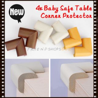 4x Baby Safe Desk Table Corner Security Anti crash Cushion Protector 