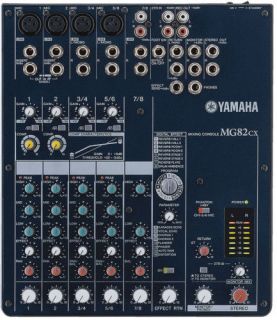 Yamaha MG82CX 8 Input Stereo Mixer With Digital Effects