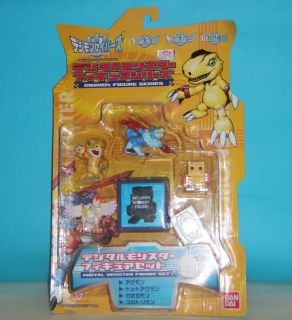 DIGIMON Data Squad Little FIGURES Set 1 With Box and DNA Card New