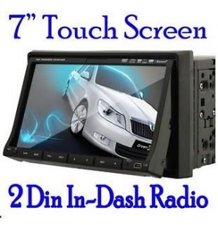 LCD Dual 2 Din Car Stereo Audio DVD MP3 4 Player Radio Tuner USB SD 