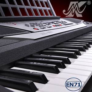   MIDI Silver Electric Keyboard Music Digital Personal Electronic Piano