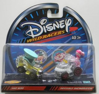 BRAND NEW Disney Wild Racers Challenge Pack Hat Rod & Invisible 