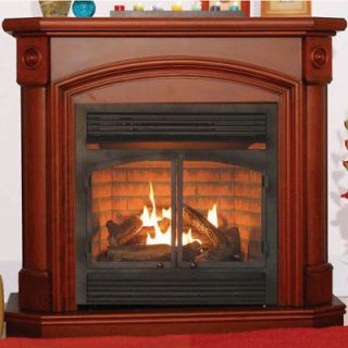 ventless heater fireplace natural gas propane lp mantel zone heating