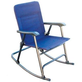 Elite Folding Rocking Chair, Blue