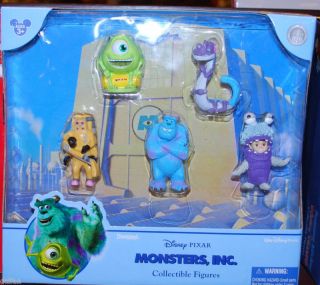 Disney Parks Pixar Monsters Inc Cake Topper Figurine Figure Playset 