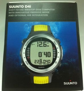 SUUNTO D4i Dive Computer Diving Watch Plus Free Computer Interface 
