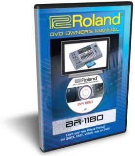 Roland (Boss) BR 1180 DVD Video Training Tutorial Help